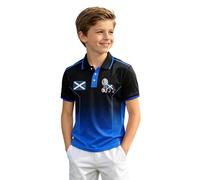 Mundial 2026 Camiseta de Manga Corta para niños de Inglaterra, Ideal para el Verano. Ropa Deportiva Informal. (Blue, 4-5 Years)