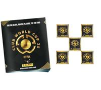 MUNDIAL DE CLUB 2025 stickers (pegátinas) Edición España (ALBUM vacío (sin sobres ni cromos) + 5 sobres)