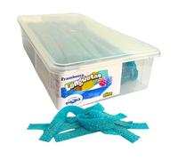 MUNDIDOLÇ Lenguas de sabor Frambuesa. Chuches Acidas. 200 Unidades de Sabores Distintos. Golosinas y Chucherias. Chuches Cumpleaños y Chuches Halloween. Gominolas Halloween (Frambuesa)