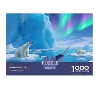 Mundo Animal Puzzle 1000 Pieces Cadeau Unique Jeu Éducatif Défi Jouet À De Qualité Supérieure Peinture Art Pour Adultes Et Enfants À Partir De 12 ANS 70x50cm/1000pcs