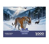 Mundo Animal Puzzle 1000 Pieces Cadeau Unique Jeu Éducatif Défi Jouet À De Qualité Supérieure Peinture Art Pour Adultes Et Enfants À Partir De 12 ANS 70x50cm/1000pcs
