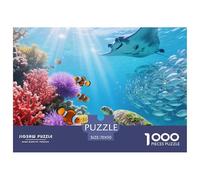 Mundo Animal Puzzle 1000 Pieces Cadeau Unique Jeu Éducatif Défi Jouet À De Qualité Supérieure Peinture Art Pour Adultes Et Enfants À Partir De 14 ANS 70x50cm/1000pcs