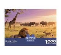 Mundo Animal Puzzle 1000 Pièces Educa Jouet En Bois Cadeau Unique De L'art De La Décoration Jeu Éducatif Challenge Toy Pour Adultes Et Enfants À Partir De 12 ANS 38x26cm/1000pcs