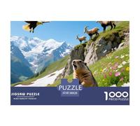 Mundo Animal Puzzle 1000 Pièces Educa Jouet En Bois Divertissement Créatif De L'art De La Décoration Jeu Éducatif Challenge Toy Pour Adultes Et Enfants À Partir De 12 ANS 38x26cm/1000pcs