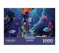 Mundo Animal Puzzles 1000 Pieces Cadeau Unique Jeu Éducatif Challenge Toy À De Qualité Supérieure Peinture Art Pour Adultes Et Enfants À Partir De 14 ANS 70x50cm/1000pcs