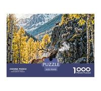 Mundo Animal Puzzles 1000 Pieces Cadeau Unique Jeu Éducatif Challenge Toy À De Qualité Supérieure Peinture Art Pour Adultes Et Enfants À Partir De 12 ANS 70x50cm/1000pcs