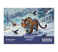 Mundo Animal Puzzles 1000 Pièces Cadeau Unique Jeu Éducatif Défi Jouet À De Qualité Supérieure Peinture Art Pour Adultes Et Enfants À Partir De 14 ANS 70x50cm/1000pcs