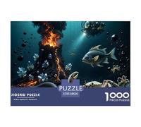 Mundo Animal Puzzles 1000 Pieces Cadeau Unique Jeu Éducatif Défi Jouet À De Qualité Supérieure Peinture Art Pour Adultes Et Enfants À Partir De 14 ANS 38x26cm/1000pcs