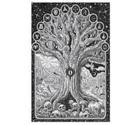 Mundo Árbol de la Vida 1000 Piezas Puzzle para Adultos, Puzle Imposible, Juego de Habilidad para Toda la Familia, Niños Puzzle de Madera 78 × 53 cm