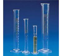 Mundo Científico 601575 - 1 polymethylpentene Cilindro graduado, moldeado graduación, 500 ml de capacidad