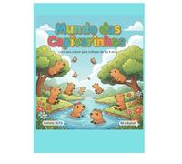 Mundo das Capivarinhas: Livro de colorir infantil
