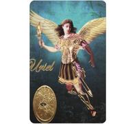 Mundo De Brujas Estampa Arcángel Uriel Con Medalla