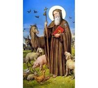 Mundo De Brujas Estampa Religiosa San Antonio Abad