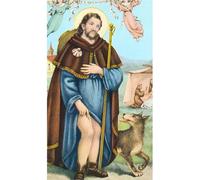 Mundo De Brujas Estampa Religiosa SAN ROQUE, Religion/Religious Card
