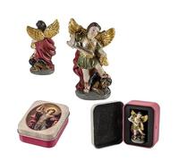 Mundo De Brujas Imagen San Miguel 5cm En Lata, Imagen Religiosa