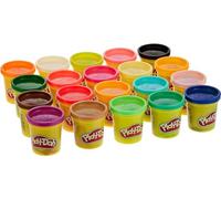 Play-Doh Pack de 20 Botes de Plastilina No Tóxica, Surtido de Colores, Manualidades y Actividades Creativas, Niños y Niñas de 2 Años o Más