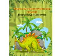 Mundo dos dinossauros para colorir