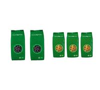 Mundo Feliz - Ciruelas ecológicas secas sin hueso, 2 bolsas de 500 g & Mango ecológico deshidratado en tiras, 3 bolsas de 200 g