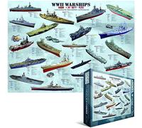 Mundo Guerra 2 Buques de Guerra 1000 Piezas Puzle Rompecabezas Por Eurographics