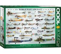 Mundo Guerra I Avión 1000 Piezas Puzle Rompecabezas 680mm x 480mmA Eurographics