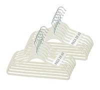 Mundo Home 60X Perchas de Terciopelo Beige para Ropa - Perchas con Ranura para Hombro y Gancho Giratorio 360º - Perchas para Pantalones, Camisa, Vestidos - Colgadores de Ropa Antideslizante