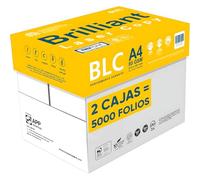 Mundo Home Folios a4 80gr 500 Hojas por Paquete (5 por Caja) - Papel Impresora A4 Multiusos - Hojas Blancas A4 Fotocopiadora - Paquete de Folios Paper - Ideal Imprimir y Escribir (5000, 2 Cajas)