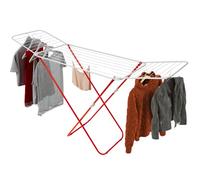 Mundo Home Tendedero Plegable Extensible 18m - Tenderetes de Ropa Plegables de Secado Rápido - Sisi Tendedero Plegable Hogar - Tendedero Secador de Ropa con Alas - Tenderete Extensible (Rojo)
