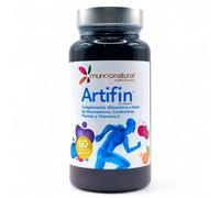 Mundo Natural Artifin 60 Cápsulas - Con Glucosamina, Condroitina y Vitamina C - Suplemento para Articulaciones con Cúrcuma y Pimienta - Vegetal