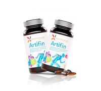 Mundo Natural Artifin - Pack Ahorro 2 x 60 Cápsulas de Glucosamina y Condroitina - Suplemento para Articulaciones con Cúrcuma y Pimienta - Vegetal