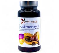 Mundo Natural Gastroenzym 60 Cápsulas - Complejo de Enzimas Digestivas con DigeZyme, Papaína, Bromelaína Inulina y Biocore DDP-IV (Gluten y Lactosa) - Facilita la Digestión y Reduce los Gases