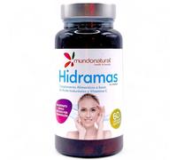 Mundo Natural Hidramas 60 Cápsulas - Ácido Hialurónico Puro y Vitamina C - Suplemento Antiedad para Piel, Articulaciones y Cartílagos - Hidratación Profunda y Formación de Colágeno
