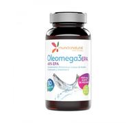 Mundo Natural Oleomega 3 30 Perlas de 1410mg - Con EPA 460mg, DHA 375mg y Aceite de Pescado con Vitamina E - Complemento Alimenticio para Cerebro y Vista