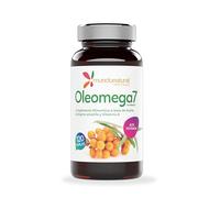 Mundo Natural - OLEOMEGA7 120 Perlas | Espino Amarillo 33% Omega 7 | Aceite de Espino Amarillo + Vitamina A | Omega 7 Espino Amarillo para Mantenimiento de Mucosas y Piel | Espino Amarillo Omega 7