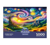 Mundo soñador Puzzle 1000 Piezas, Juego Educativo, Desafío, para Adultos Y Niños Mayores De 12 Años Imposible Rompecabezas - Decoración del Hogar 70x50cm/1000pcs