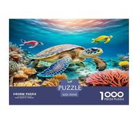 Mundo Submarino Puzzle De 1000 Pièces Pour Adultes Et Enfants À Partir De 12 ANS Jeu De Patience Et De Réflexion Divertissement Créatif Cadeau Classiques - Activité Familiale Parfaite 70x50cm/1000pc