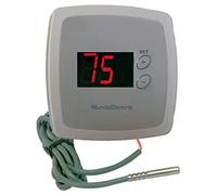 Mundocontrol - Termostato de Superficie | Sistema Digital | -40º a 150º | Protección IP30 | 85 x 85 x 30 mm