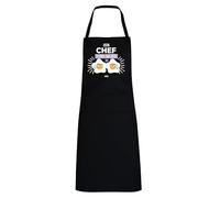 mundohuevo Delantal Negro Mamá | Esta Chef Tiene un Par de... | Mensaje Atrevido para Cocinar | Toque Canalla y Divertido | Regalo para el Día de la Madre