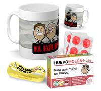 mundohuevo Kit regalo personalizado para frikis | Taza Equipo Egg + Caramelos divertidos + Pulsera sorpresa | Regalo personajes, cine, series, televisión... divertido y original.