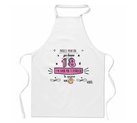mundohuevo Regalo original y divertido. Delantal Ya tienes 18 y mi amor por ti derrocho