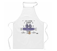 mundohuevo Regalo original y divertido. Delantal Ya tienes 60 y no los aparentas