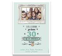 mundohuevo Regalo tarjeta lamina de felicitacion personalizada con foto y texto. Ya tienes… y no los aparentas. Añade la foto y el texto que tu quieras. Tamaño A-4