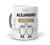 mundohuevo Taza A Alejandro no se le tocan los Huevos. Cerámica AAA - 350 ml.