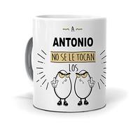 mundohuevo Taza A Antonio no se le tocan los Huevos. Cerámica AAA - 350 ml.