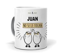 mundohuevo Taza A Juan no se le tocan los Huevos. Cerámica AAA - 350 ml.