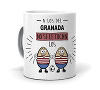 mundohuevo Taza A los del Granada no se le tocan los Huevos. Cerámica AAA - 350 ml.