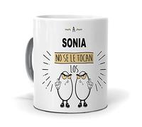 mundohuevo Taza A Sonia no se le tocan los Huevos. Cerámica AAA - 350 ml.