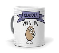 mundohuevo Taza Claudia molas un Huevo. Cerámica AAA - 350 ml.