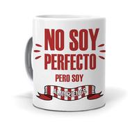 mundohuevo Taza con frase “No soy perfecto, pero soy almeriense” |Capacidad de 350ml|Futboleros| Aficionados del Almería| Taza de cerámica AAA| Futbol| Deporte| Regalo para amigos.