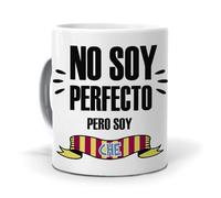 mundohuevo Taza con frase “No soy perfecto, pero soy che”|Capacidad de 350ml| Futboleros| Aficionados del Valencia | Taza de cerámica AAA| Futbol| Deporte|Regalo para amigos.