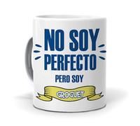 mundohuevo Taza con frase “No soy perfecto, pero soy groguet |Capacidad de 350ml| Futboleros| Aficionados del Villarreal| Taza de cerámica AAA| Futbol| Deporte|Regalo para amigos.